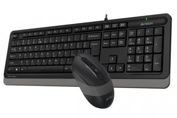 A4 TECH F1010 KABLOLU USB Q TR M.M SET,SİYAH-GRİ - 4