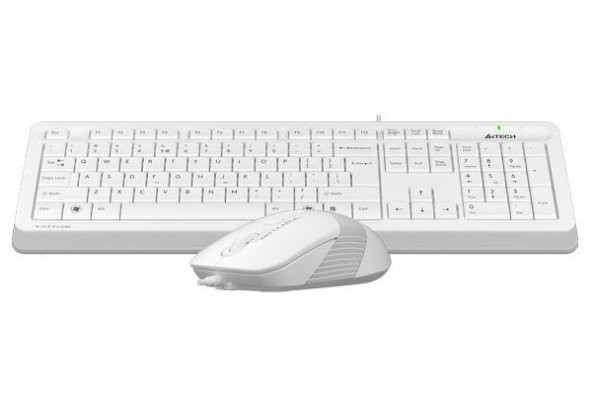 A4 Tech F1010 Kablolu Usb Q Tr M.m Set,Beyaz - 2