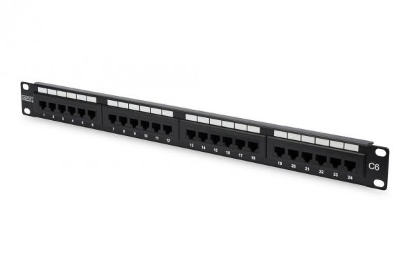 DIGITUS DN-91624U 24lü CAT6 UTP PATCH PANELLSA.1U