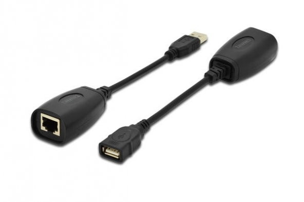 DIGITUS DA-70139-2 USB1.1 MESAFE UZATMA CİHAZI 45m CAT6/6A/7 AWG23 S/FTP ya da F/FTP Kablo - 2