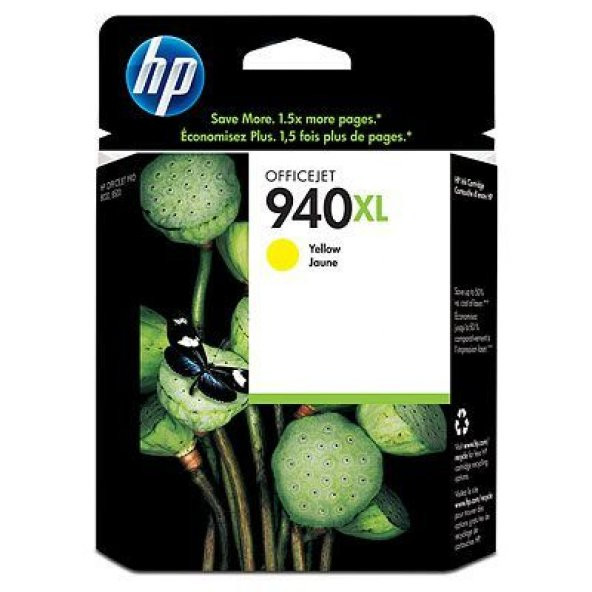 HP C4909AE (940XL) SARI MÜREKKEP KARTUŞ