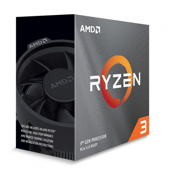 AMD RYZEN 3 3300X 3.8GHZ 16MB 65W AM4 FANLI VGA YOK