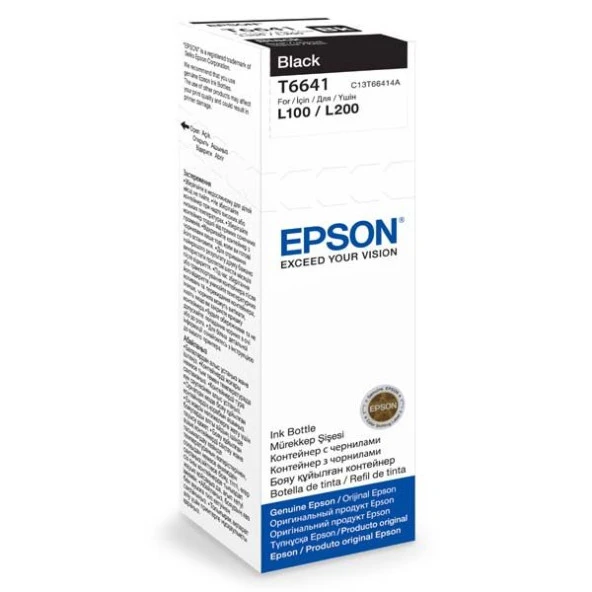 EPSON C13T66414A L210-L550 SİYAH MUREKKEP KARTUŞ