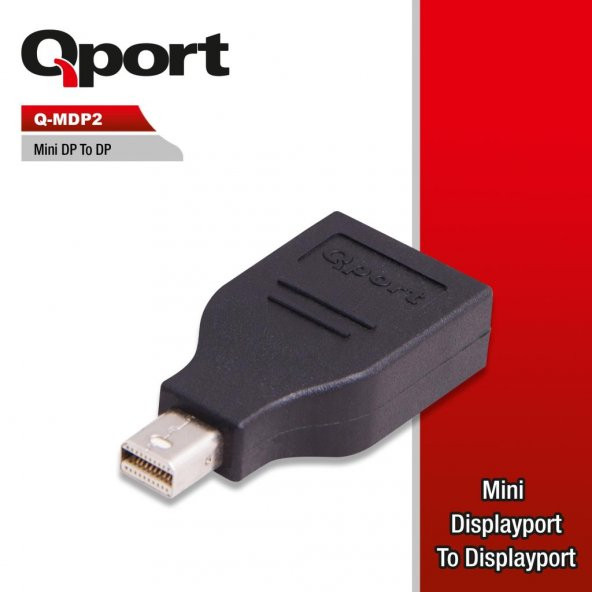 Q-PORT MİNİ DISPLAYPORT  DISPAYPORT ÇEVİRİCİ