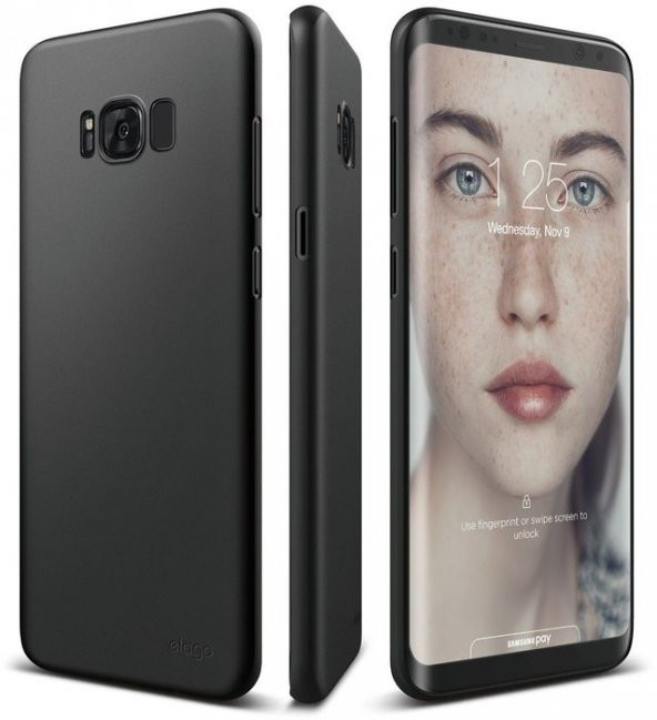Elago İnner Core Origin Siyah Samsung Galaxy S8 Plus Kılıf