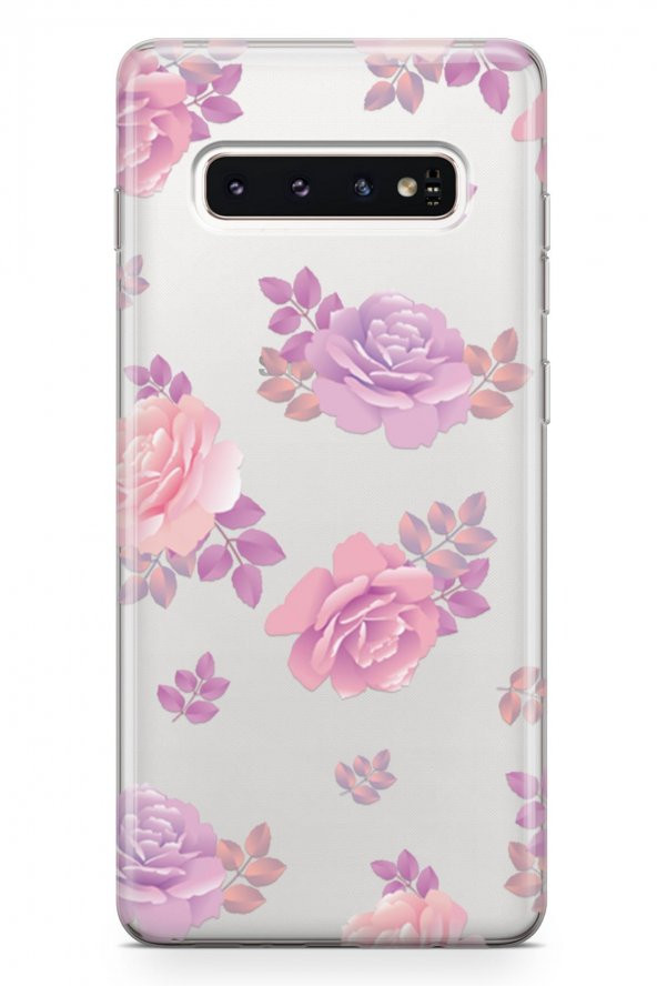 Samsung Galaxy S10 Plus Kılıf Şeffaf Rosie Serisi Journee