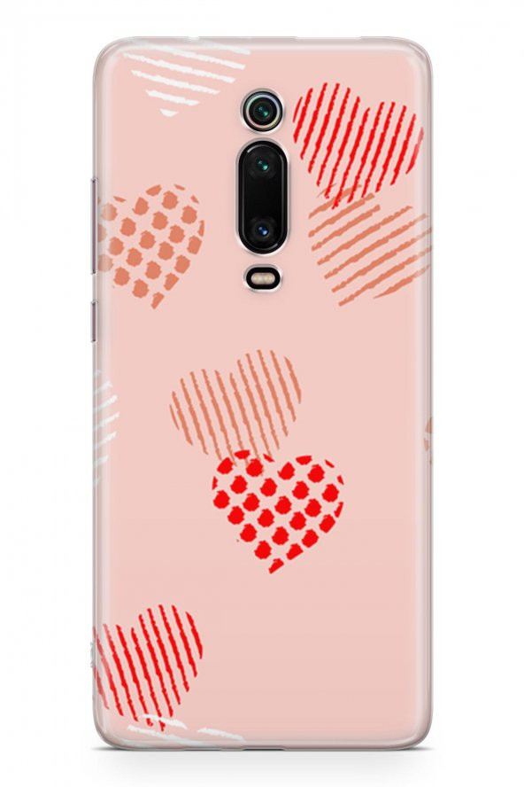 Xiaomi Mi 9T Pro Kılıf Love Serisi Sand Pink