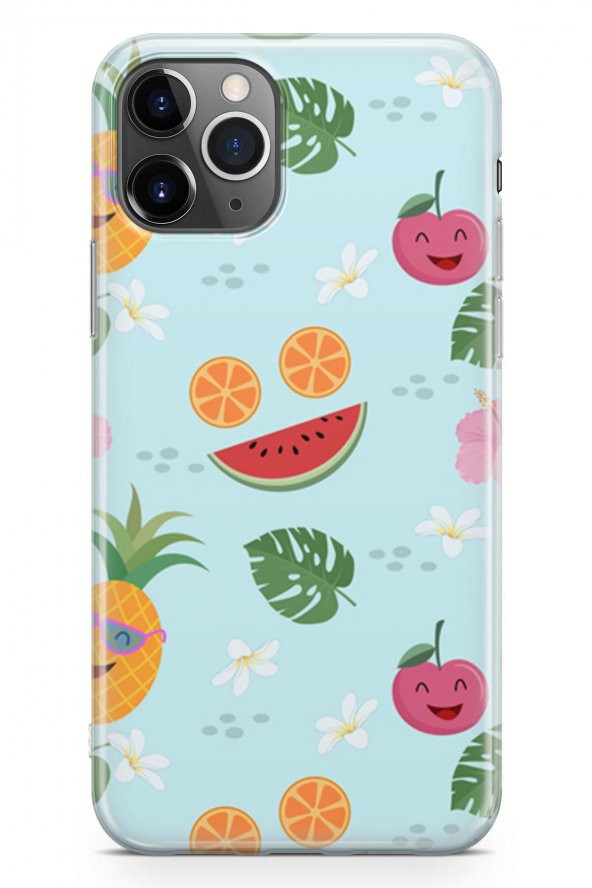 Apple iPhone 11 Pro Max Kılıf Pineapple Serisi Zoe