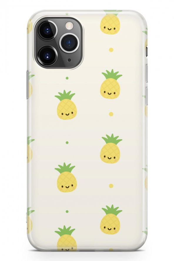 Apple iPhone 11 Pro Max Kılıf Pineapple Serisi Hannah