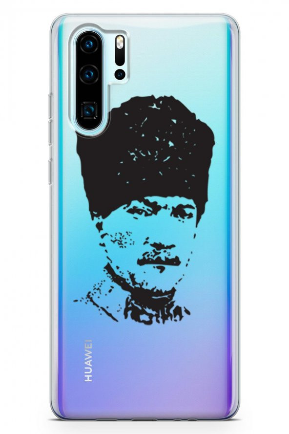 Huawie P30 Pro Kılıf Atatürk Serisi Kalpaklı - 3