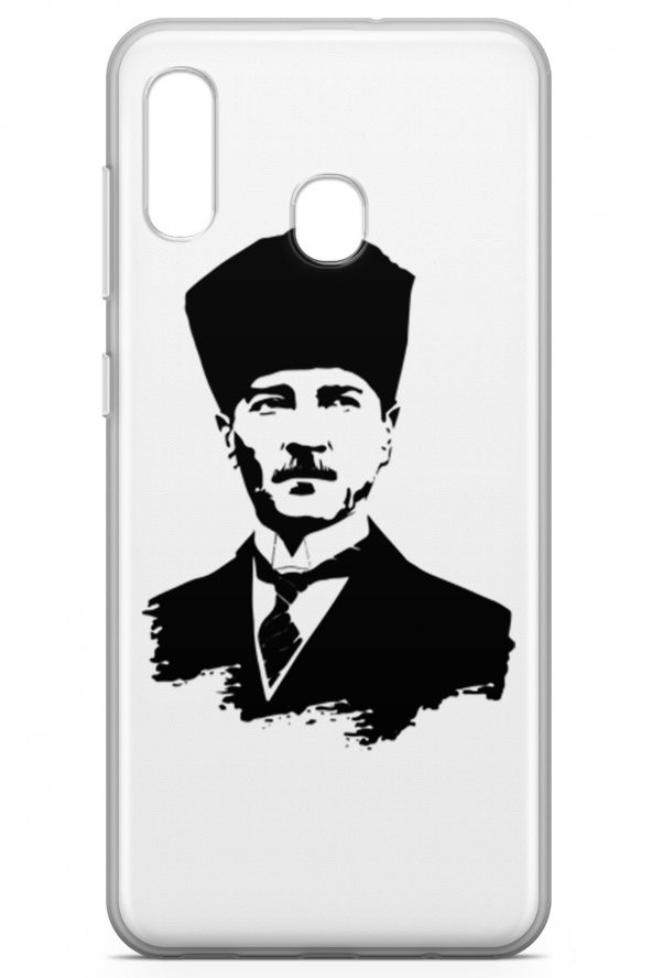 Samsung Galaxy A20 Kılıf Atatürk Serisi Ata - 4