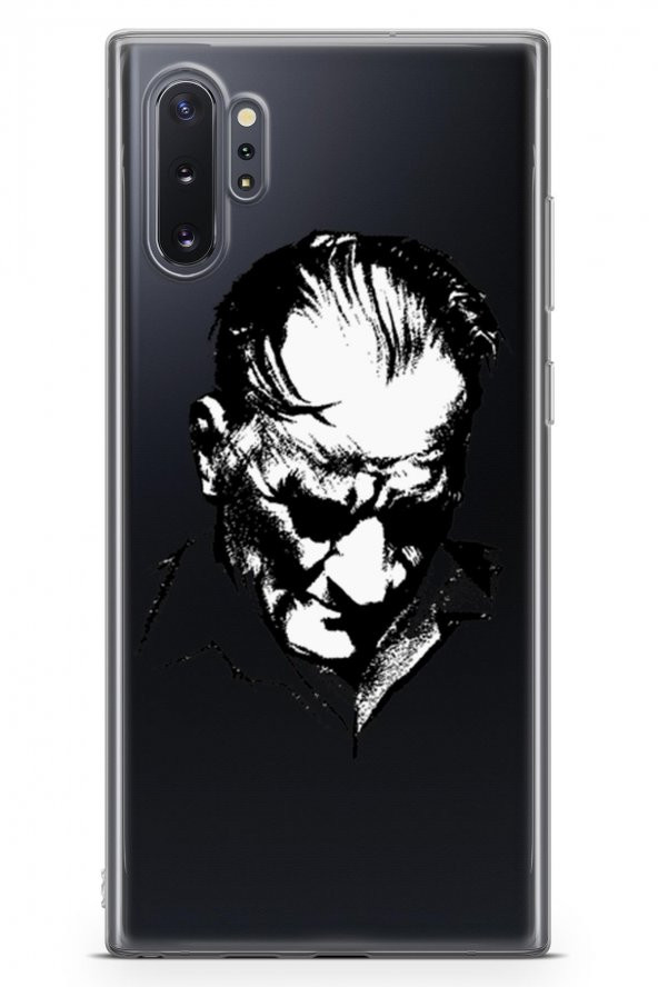 Samsung Galaxy Note 10 Plus Kılıf Atatürk Serisi Düşünürken - 2