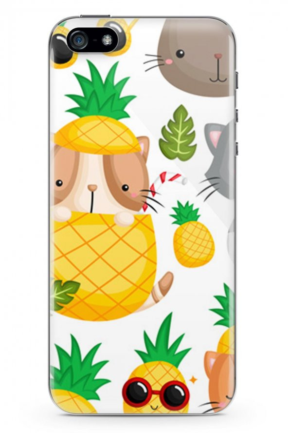 Apple iPhone 5 Kılıf Pineapple Serisi Addison - 2