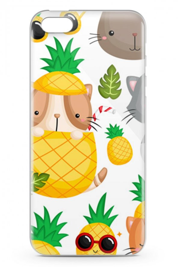 Apple iPhone 5 Kılıf Pineapple Serisi Addison - 3