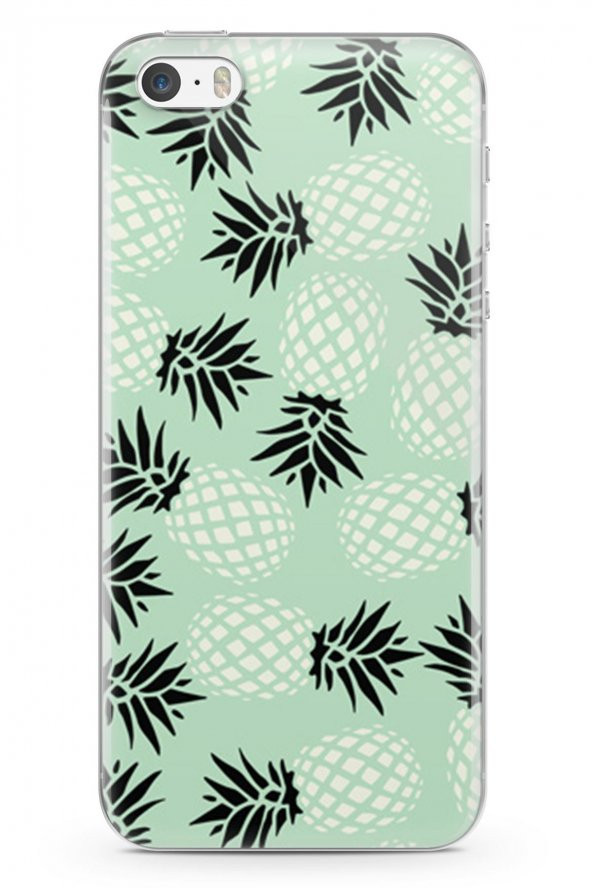 Apple iPhone SE Kılıf Pineapple Serisi Savannah - 4