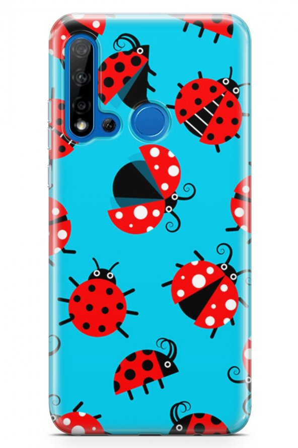 Huawei P20 Lite 2019 Kılıf Ladybug Serisi Eden