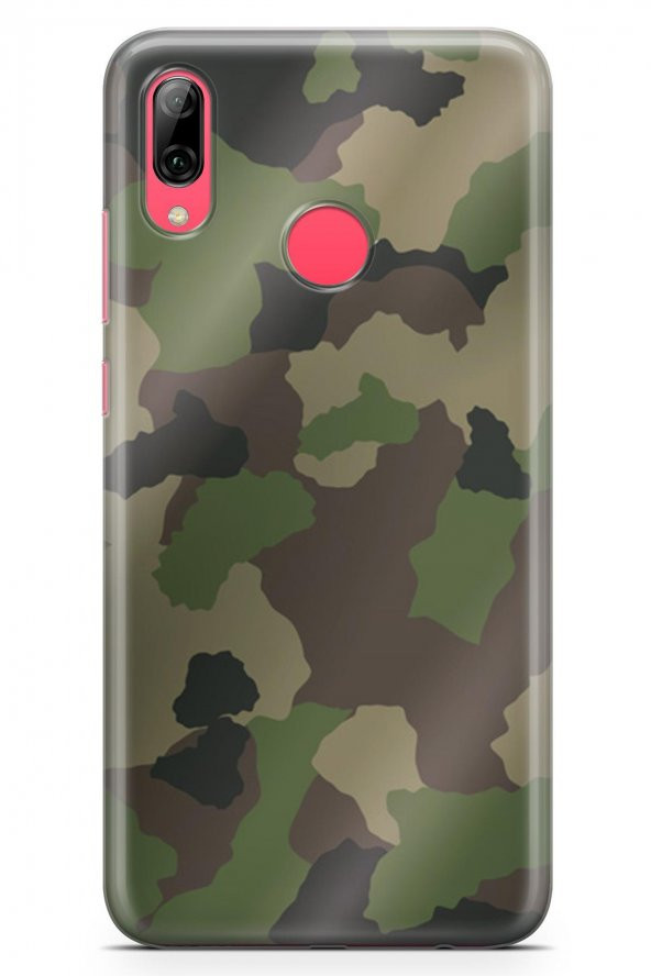 Huawei Y7 Prime 2019 Kılıf Kamuflaj Serisi Zoey