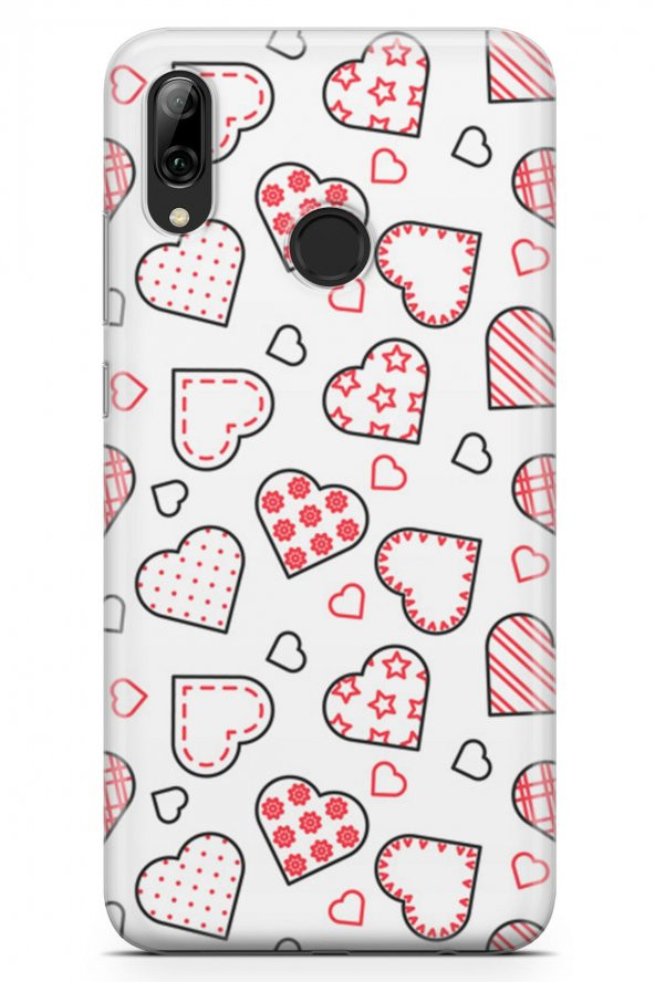 Huawei Y7 Prime 2019 Kılıf Love Serisi Pink - 3