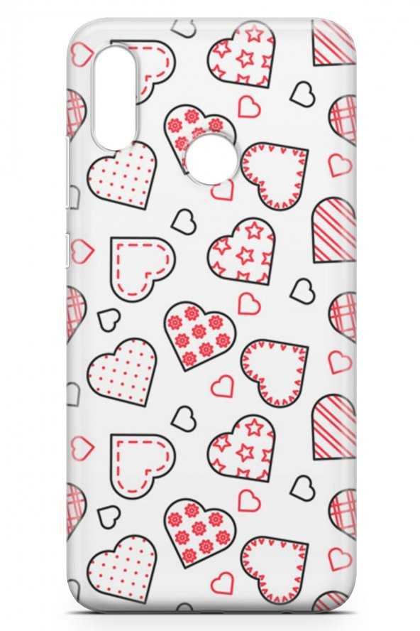 Huawei Y7 Prime 2019 Kılıf Love Serisi Pink - 4