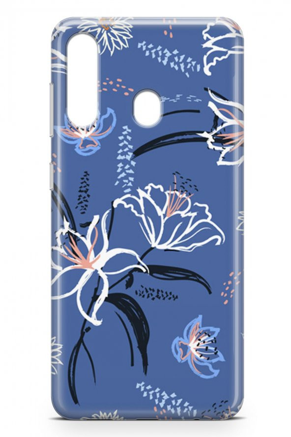 Samsung Galaxy A20s Kılıf Flower Serisi Melanie - 5