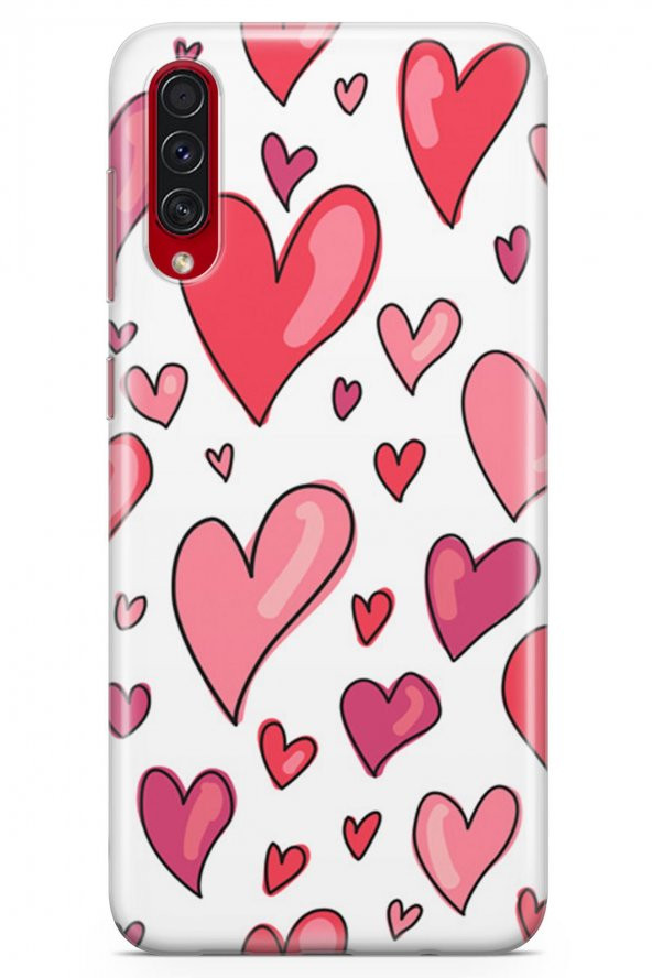 Samsung Galaxy A70s Kılıf Love Serisi Red