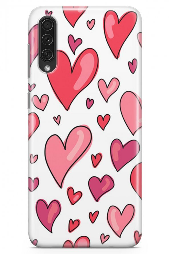 Samsung Galaxy A70s Kılıf Love Serisi Red - 2