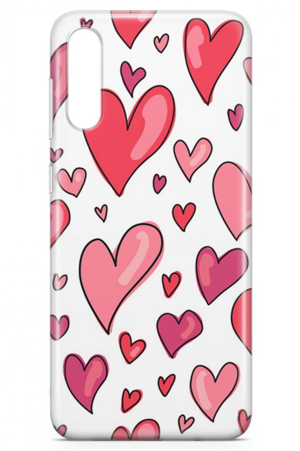 Samsung Galaxy A70s Kılıf Love Serisi Red - 5