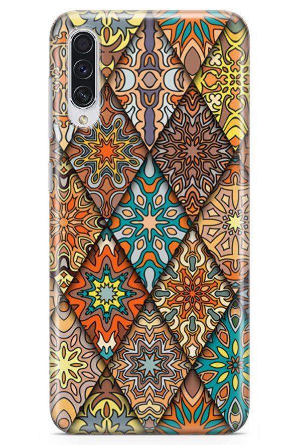 Samsung Galaxy A70s Kılıf Patchwork Serisi Alina - 3