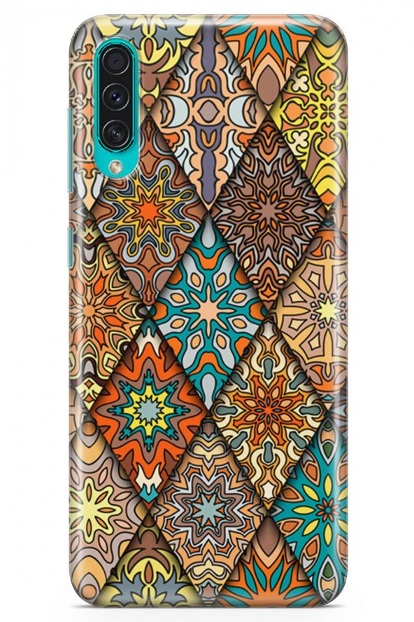 Samsung Galaxy A70s Kılıf Patchwork Serisi Alina - 4
