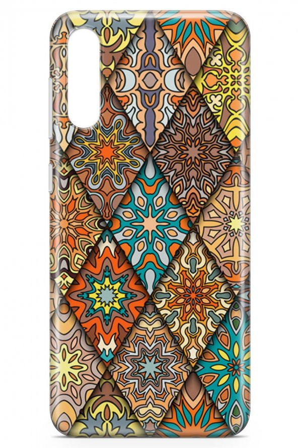 Samsung Galaxy A70s Kılıf Patchwork Serisi Alina - 5