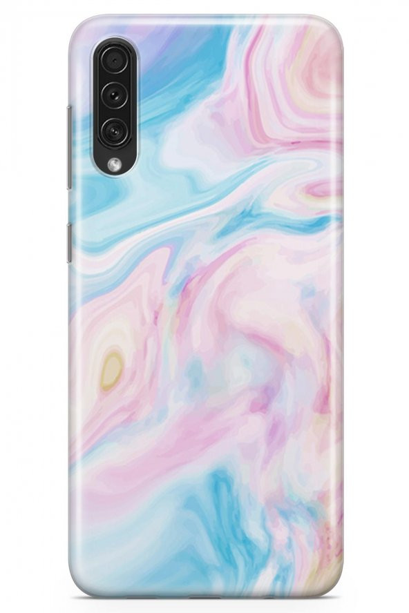 Samsung Galaxy A70s Kılıf Sweet Dreams Serisi Mavi Mor - 2