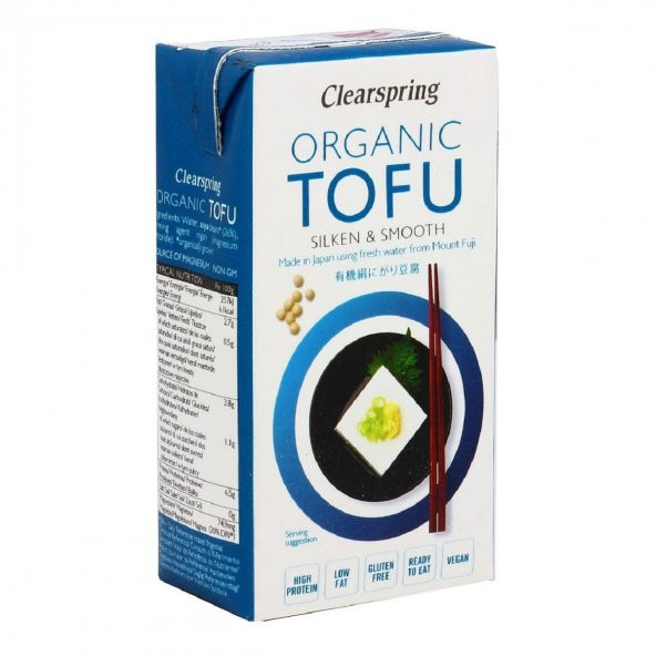 CLEARSPRING Organik Tofu Soya Peyniri 300 G