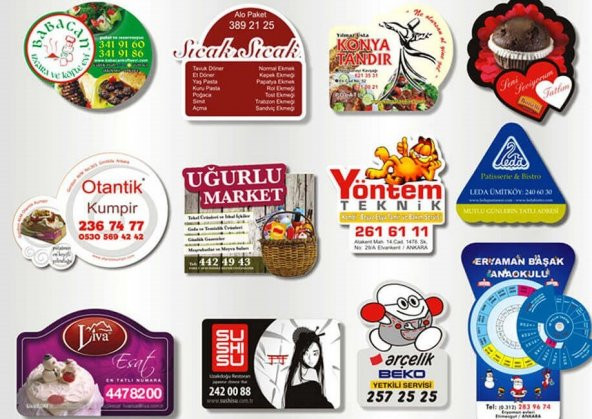 1000 Adet Standart Kesim Oval Renkli Selefon Magnet Mıknatıs - 8