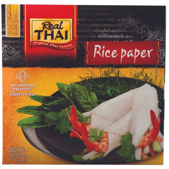 REAL THAI Rice Paper (Pirinç Yufkası) (22 cm) 100 G