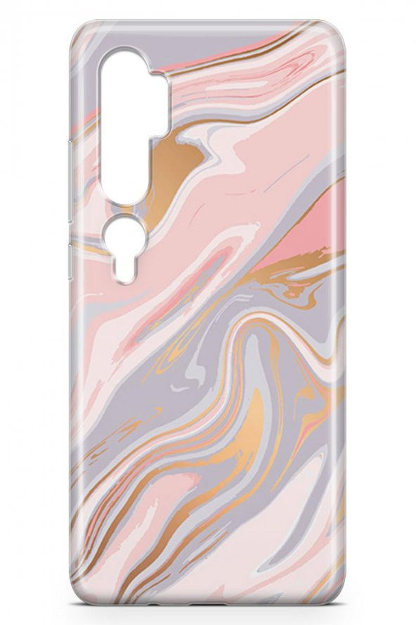 Xiaomi Mi CC9 Pro Kılıf Sweet Dreams Serisi Pudra Pembe - 3
