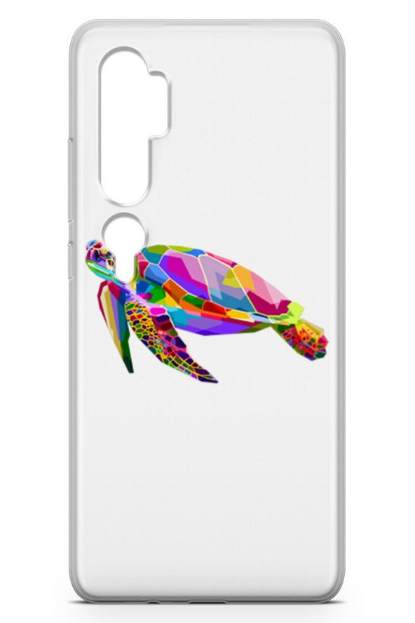 Xiaomi Mi CC9 Pro Kılıf Şeffaf Wild Life Serisi Kamila - 3