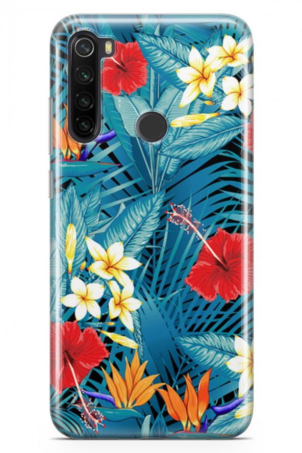 Xiaomi Redmi Note 8 Kılıf Flower Serisi Aubree - 2