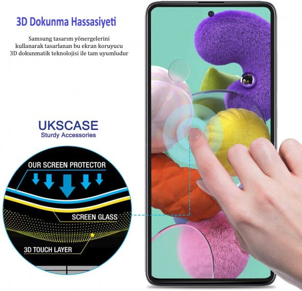Samsung Galaxy A10 Tam Kaplayan Ekran Koruyucu 5D Nano Glass - 2