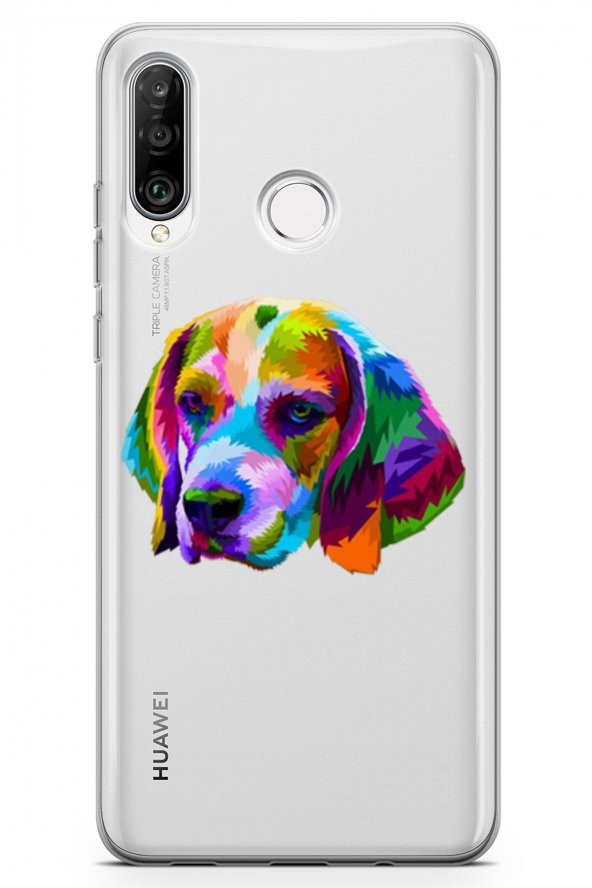 Huawei P30 Lite 2020 Kılıf Şeffaf Wild Life Serisi Aniyah - 2
