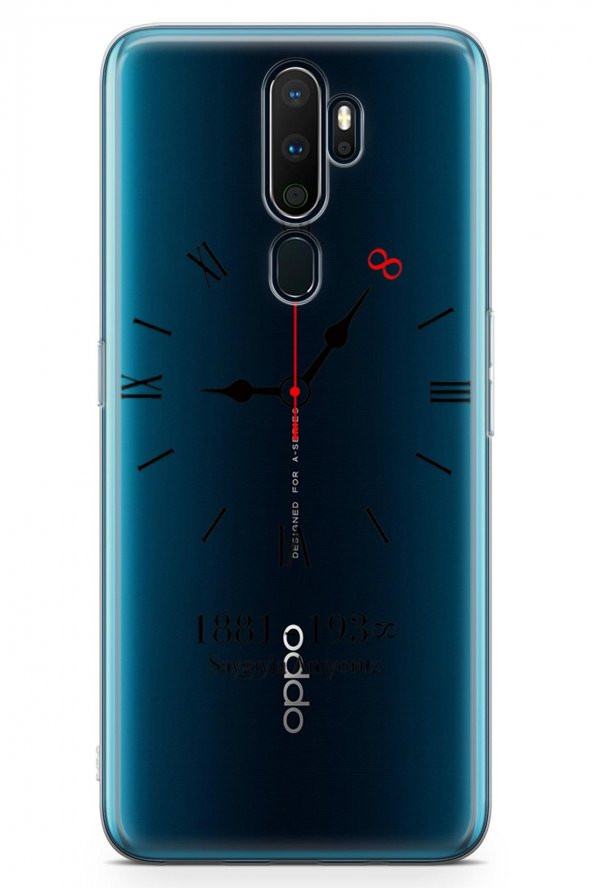 Oppo A9 2020 Kılıf Şeffaf Atatürk Serisi 10 Kasım - 2
