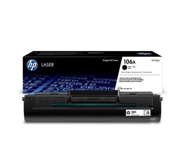 HP W1106A (106A) SIYAH TONER 1.000 SAYFA - 2