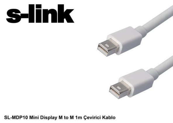 S-LINK SL-MDP10 1m MİNİ DP ERKEK=MİNİ DP ERKEK - 2