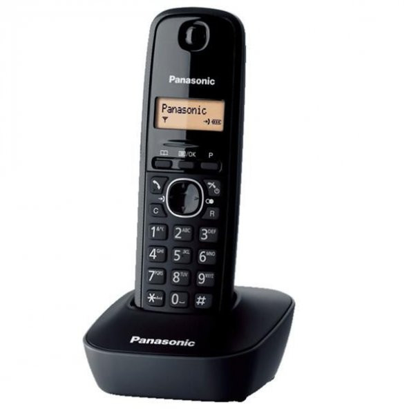 PANASONIC KX TG1611 DECT TELEFON,SİYAH-GRİ