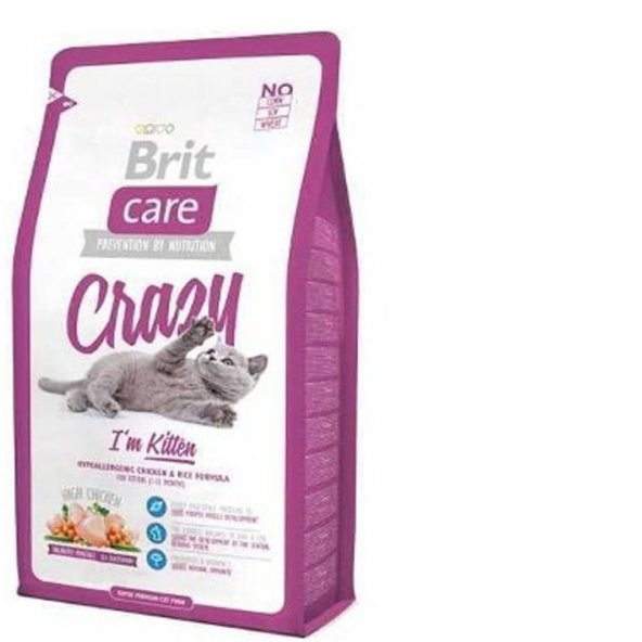 Brit Care Cat Crazy Tavuklu Kitten Kedi Maması 7 Kg - 2