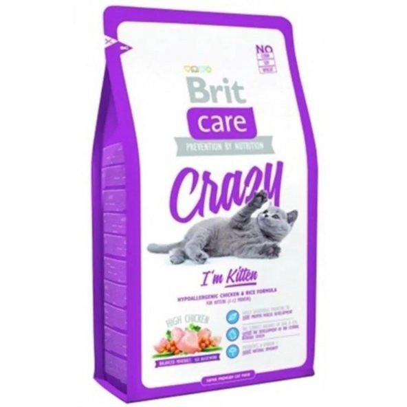 Brit Care Cat Crazy Tavuklu Kitten Kedi Maması 7 Kg