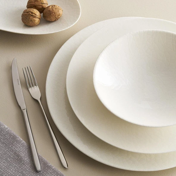 Porland Illusion Alumilite 27 Parça 6 Kişilik Yemek Takımı