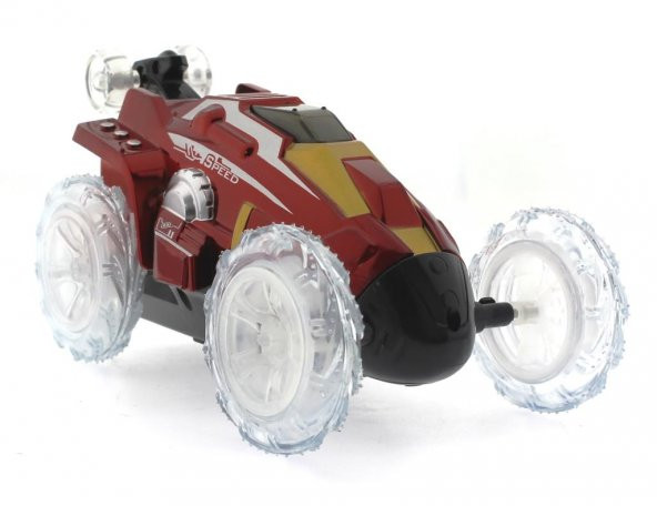 Uzaktan Kumandalı Takla Atan Kırmızı Zıppır Araba - 4