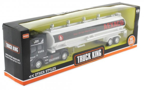 Çek Bırak Die Cast Siyah Kafalı Tanker - 2