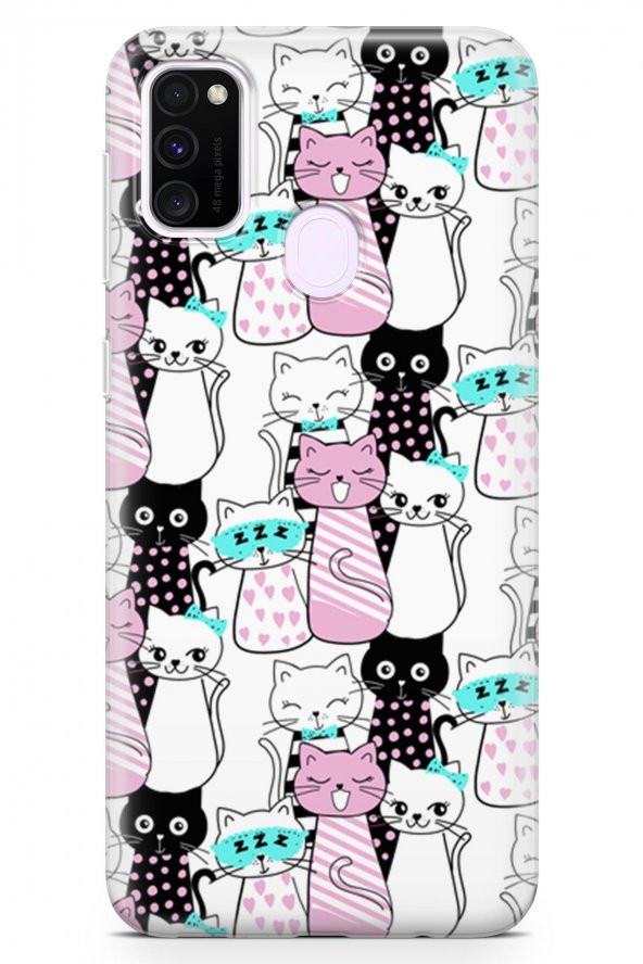 Samsung Galaxy M30s Kılıf Kitty Serisi Raelynn - 2