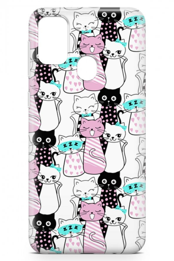 Samsung Galaxy M30s Kılıf Kitty Serisi Raelynn - 3